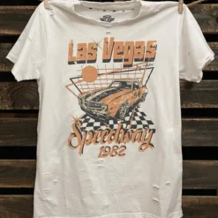 Country Deep Clothing Vegas Speedway Distressed Tee