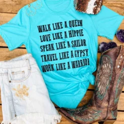 Buckin Barn Walk Like A Queen Tee