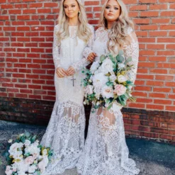 D & J Industries World Stands Still Dress - White/Neutral Sale!