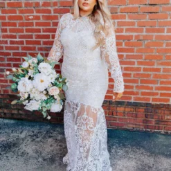 D & J Industries World Stands Still Dress - White/Neutral Sale!