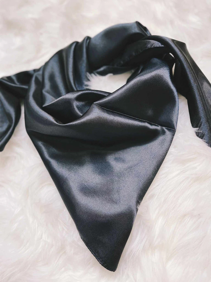 Rowdy Crowd Clothing Wynonna Wild Rag - Black 1 Rowdy Crowd Clothing Wynonna Wild Rag - Black