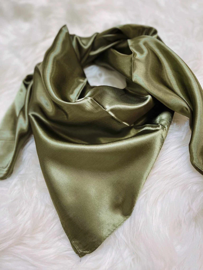 Rowdy Crowd Clothing Wynonna Wild Rag - Olive 1 Rowdy Crowd Clothing Wynonna Wild Rag - Olive