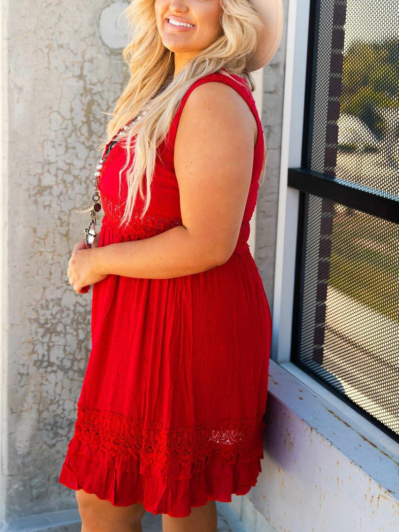 D & J Industries You Deserve It — Boho Mini Dress In Red Sale! 9 D & J Industries You Deserve It — Boho Mini Dress In Red Sale!