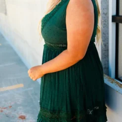 D & J Industries You Deserve It Dress - Evergreen Sale!