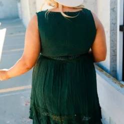 D & J Industries You Deserve It Dress - Evergreen Sale!