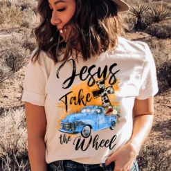 GTN Clothing Jesus Take The Wheel Tee