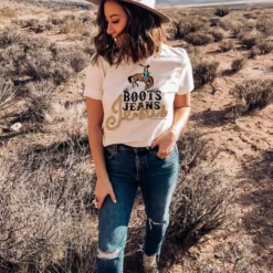 GTN Boots Jeans Jesus T-shirt