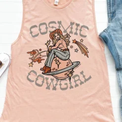 Miss Mud Pie Cosmic Cowgirl Tank New Arrivals