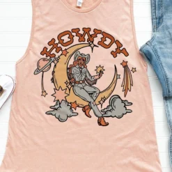 Miss Mud Pie New Arrivals Cosmic Howdy Cowgirl Tank