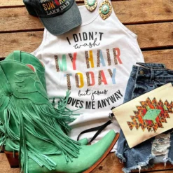 GTN New Arrivals I Didnt Wash My Hair Today Tank