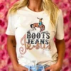 GTN Boots Jeans Jesus T-shirt