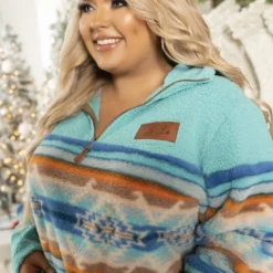 Xu San Hua Beth Vibes Sherpa - Turquoise