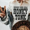 Miss Mud Pie Support Your Local Honky Tonk — Country Girl T-Shirt In White Clothing